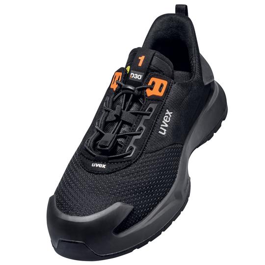 Uvex 1 Loafers S2 Safety Shoes - Men's EUR 40 Black & Yellow | S2