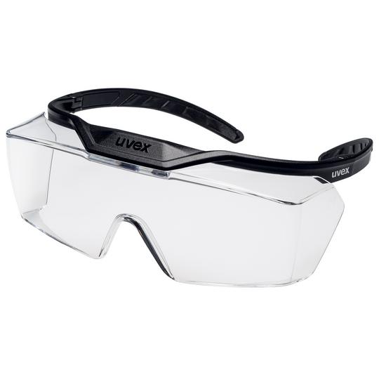 Uvex Super F OTG Supravision Sapphire Lunettes De Protection Orange/Noir - Sur-lunettes