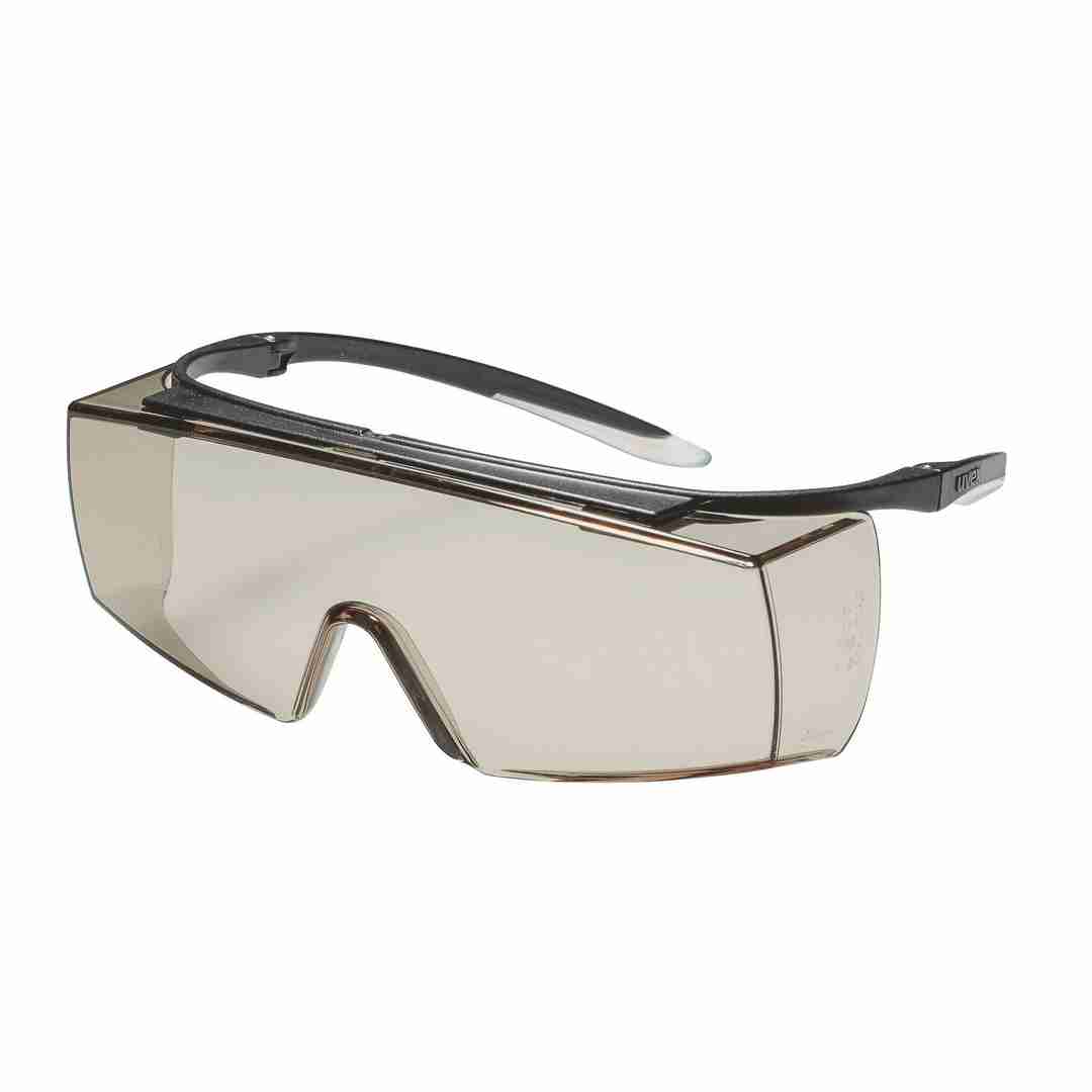 Uvex Schutzbrille super f OTG Überbrille 9169500 in weiß/hellblau, 27,87