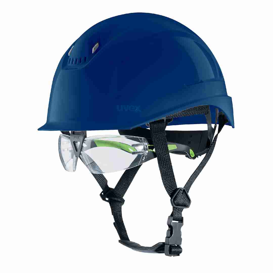 uvex online shop B2B uvex pheos SKRIES safety helmet blue with
