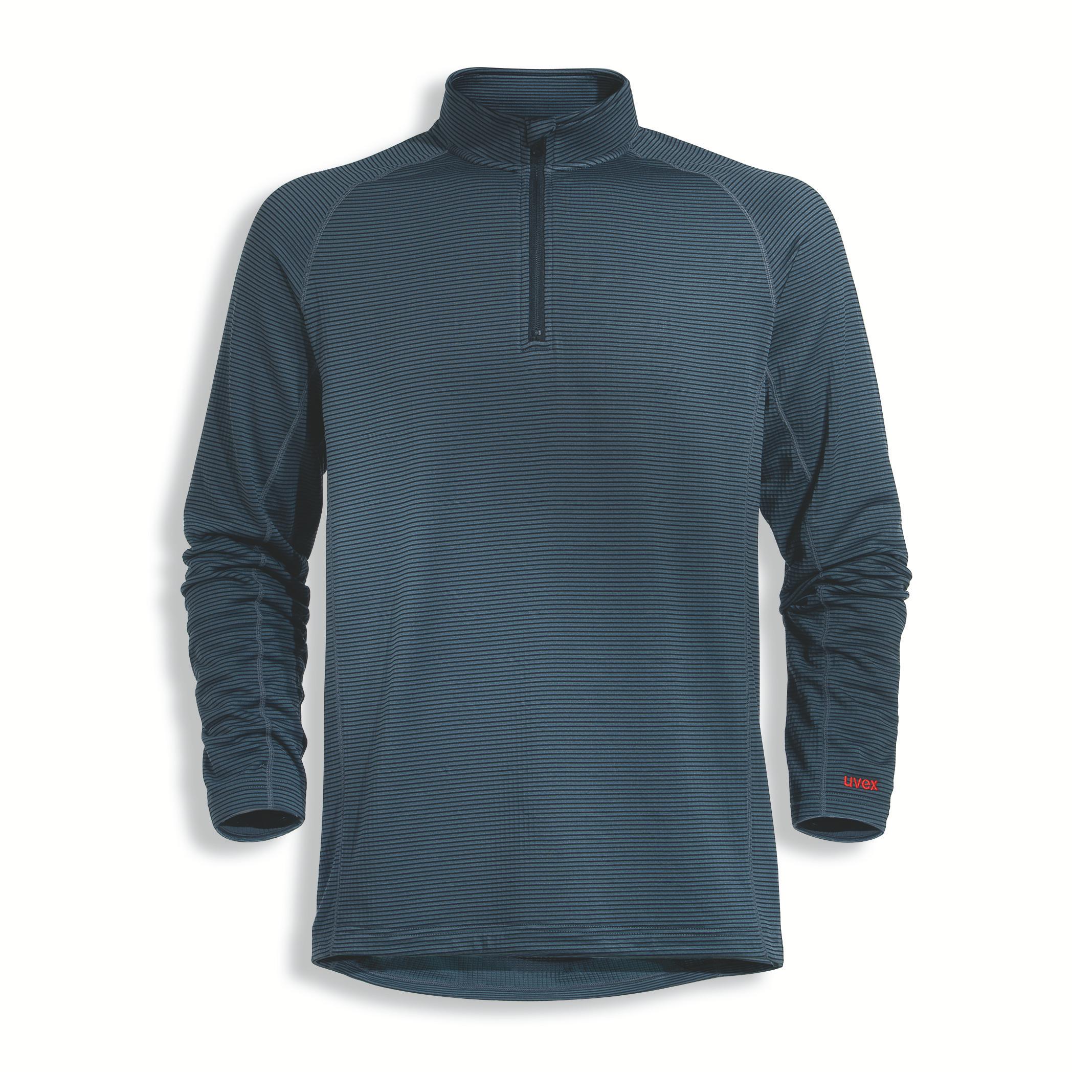 uvex online shop B2B | uvex suXXeed halfzip shirt regular fit blue